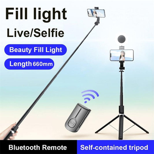 Bästa Gåvan - Ny 6-i-1 Bluetooth-Selfiesticka